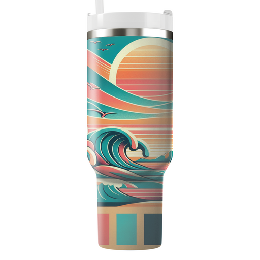 Waves Of Unity - International Surfing Day  Decorative Tumblers