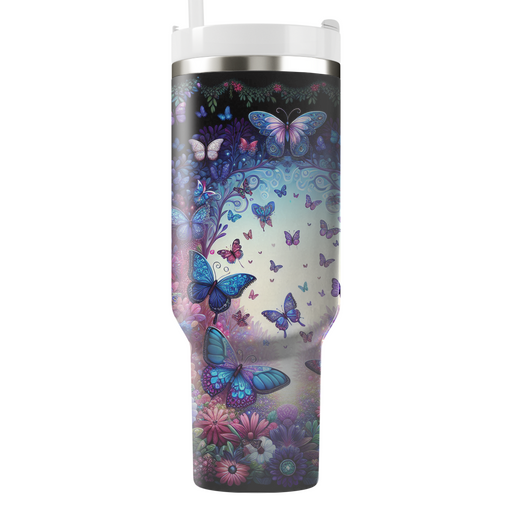 Mystical Butterfly Garden Travel Tumblers