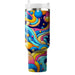 Vibrant Bubbles And Waves  Decorative Tumblers