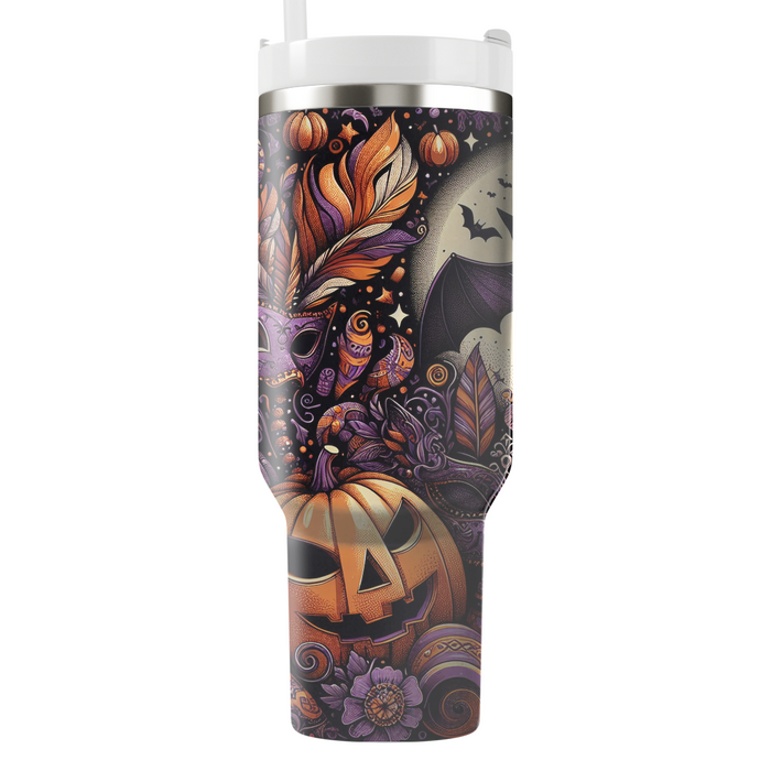 Twilight Whimsy - Halloween Masquerade  Custom Tumblers