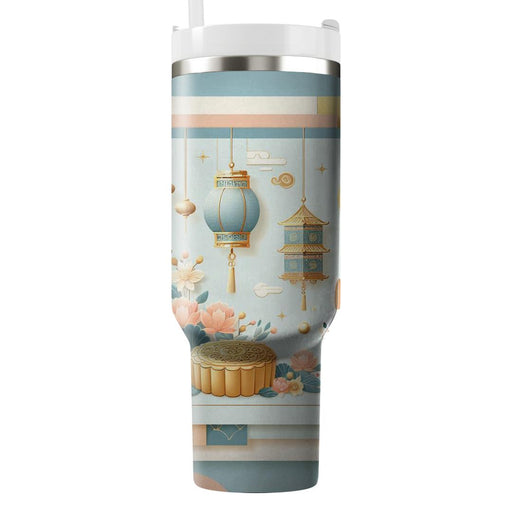 Whimsical Harvest Moon Festival Travel Tumblers