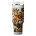 Retro Floral Print  Personalized Tumblers