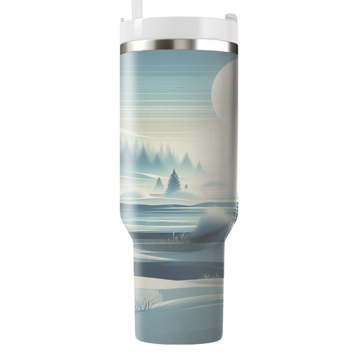 Winter Morning Mist  Personalized Tumblers