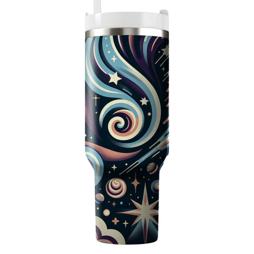 Galactic Retro Vision  Personalized Tumblers