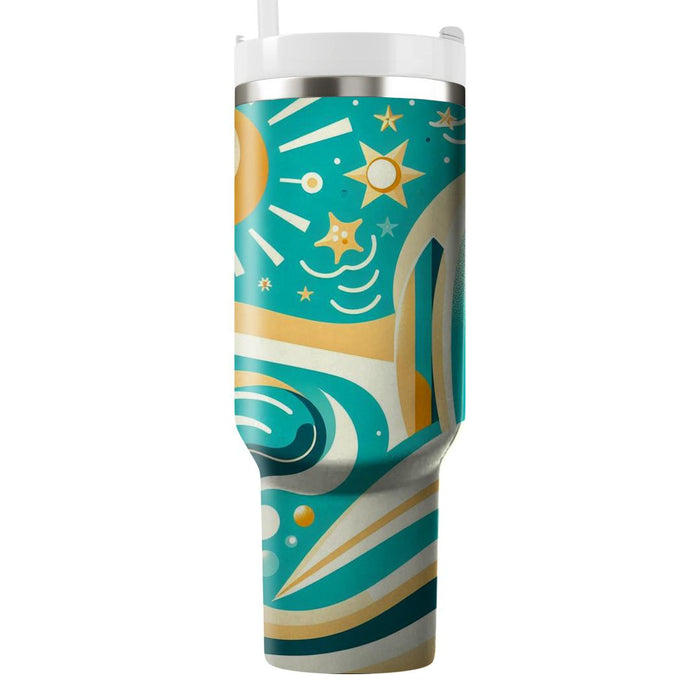 Whimsical Waves - Beach Day  Decorative Tumblers