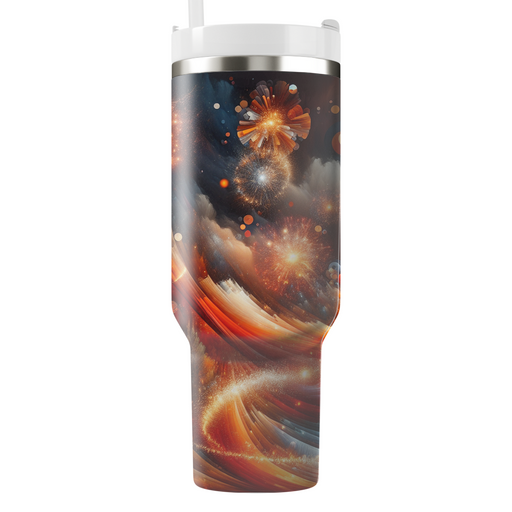 Autumn Fireworks Celebration  Travel Tumblers