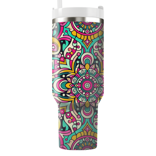 Colorful Kaleidoscope Patterns Decorative Tumblers