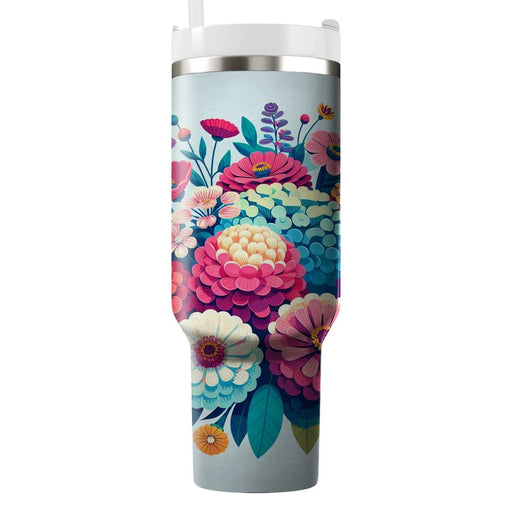 Garden Party Florals  Tumblers With Lids