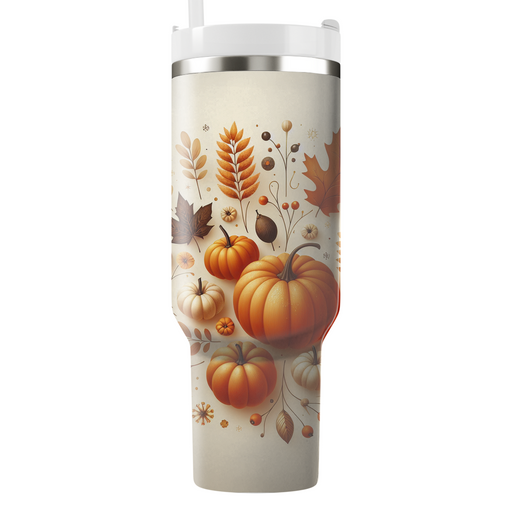 Autumn Harvest Celebration  Tumblers With Lids