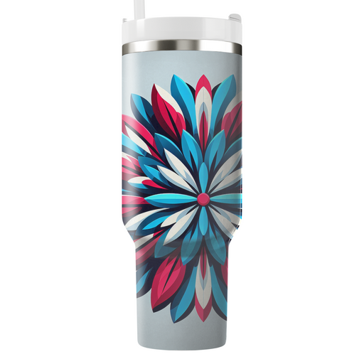 Abstract Petal Burst  Decorative Tumblers