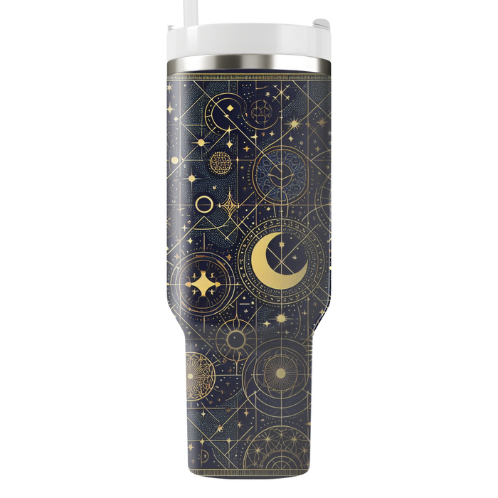 Celestial Constellation Grid  Unique Tumblers