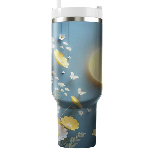 Fresh Floral Breeze  Decorative Tumblers