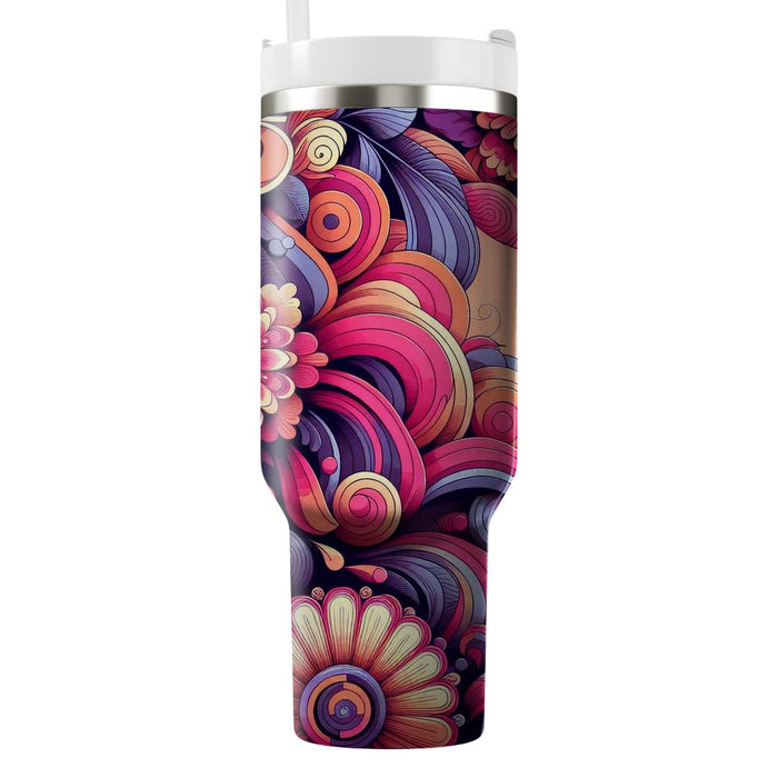  Floral Burst  Custom Tumblers