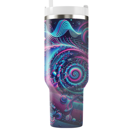 Synthpop Swirl  Custom Tumblers