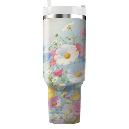 Whimsical Flower Meadow  Insulated Tumblers