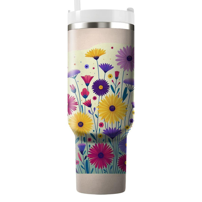 Wildflower Breeze  Tumblers With Lids