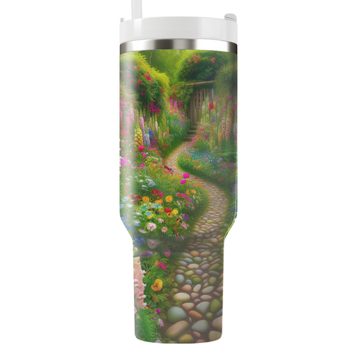 Whimsical Garden Path  Travel Tumblers