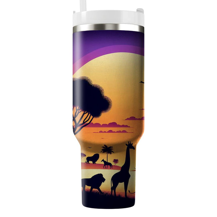 Sunset Safari  Unique Tumblers