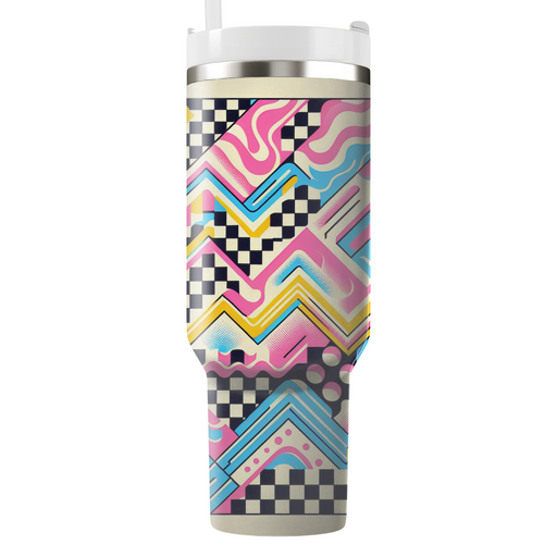 Funky 80s  Tumbler Cups