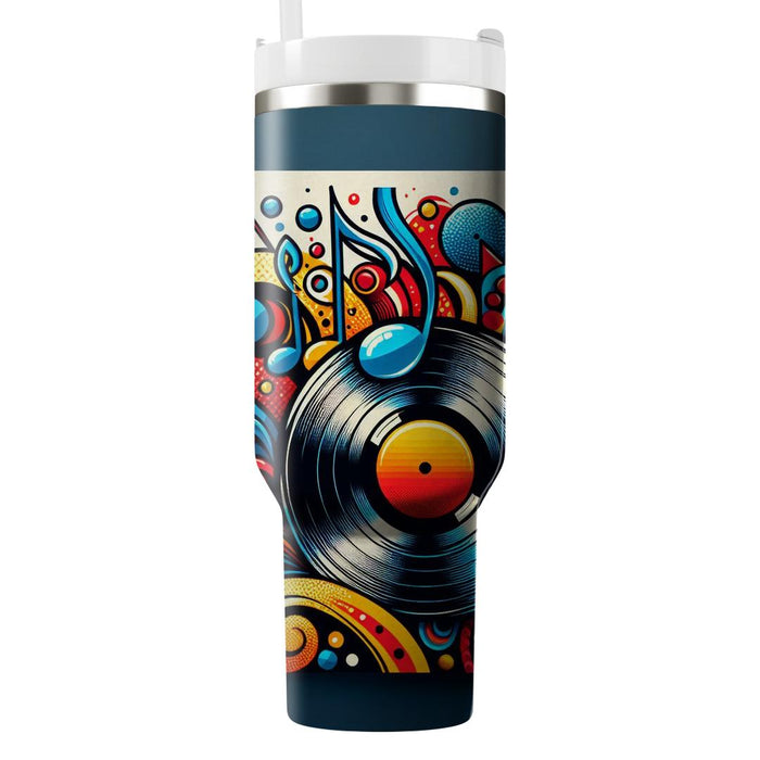 Funky Retro Music Vibes  Custom Tumblers