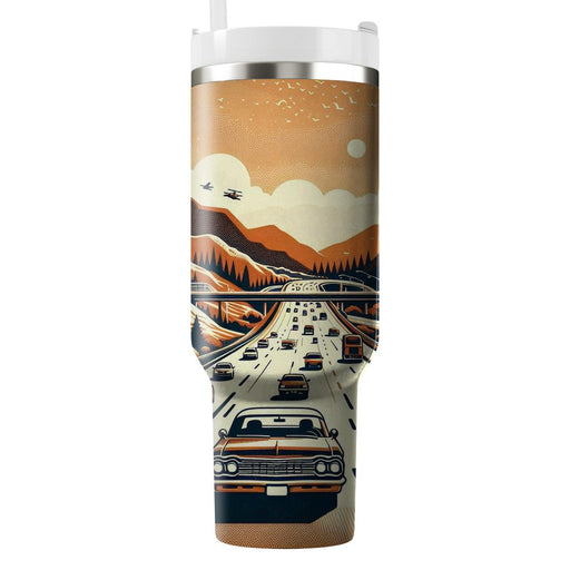 70s Road Trip  Tumblers With Lids