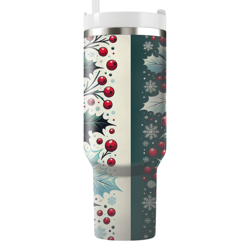 Winterberry Cheer  Personalized Tumblers