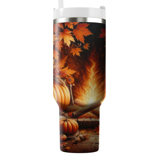 Autumn Evening Fireside  Tumblers For Gifts