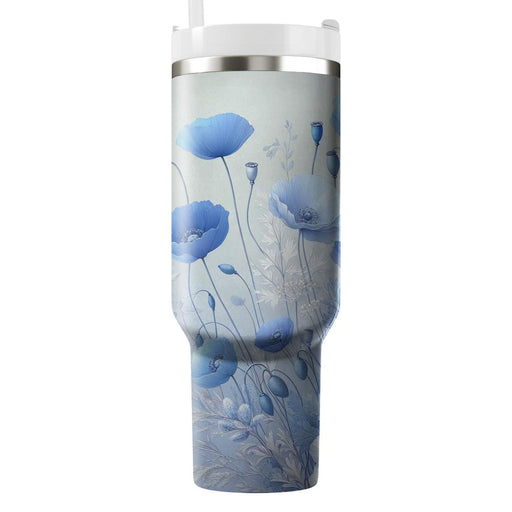 Azure Poppy Dream  Tumbler Cups