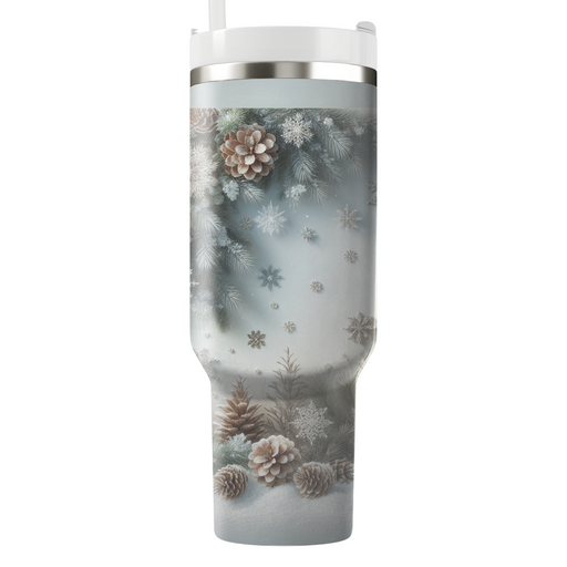 Winter Pine Cone Bliss  Tumbler Cups