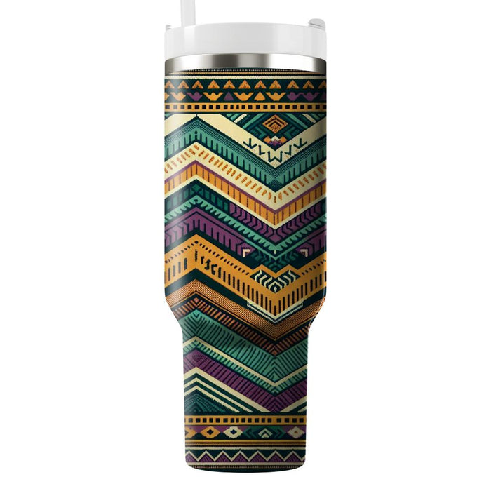 Bohemian Chevron Charm  Unique Tumblers