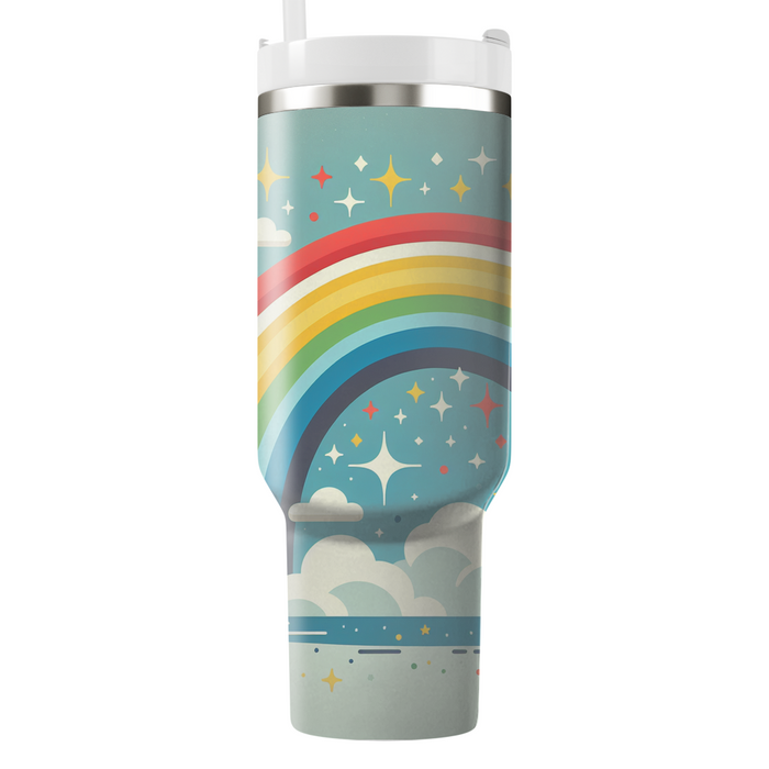 Whimsical Rainbow Dreams  Tumbler Cups