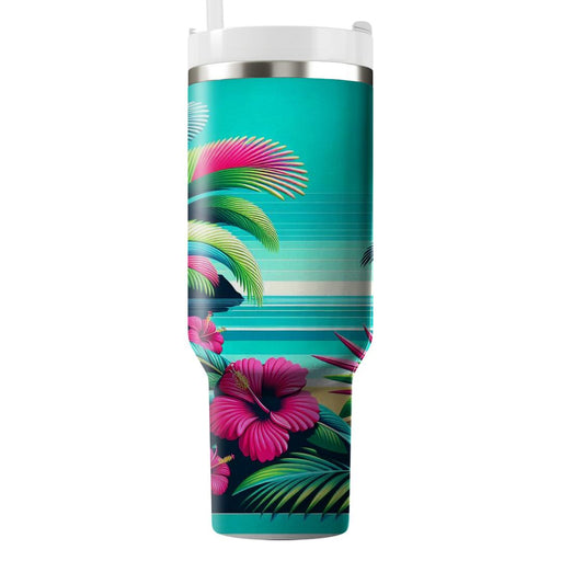 Tropical Getaway  Tumbler Cups