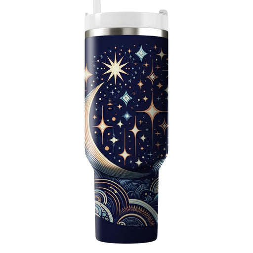 Starry Night Starlight  Tumbler Cups