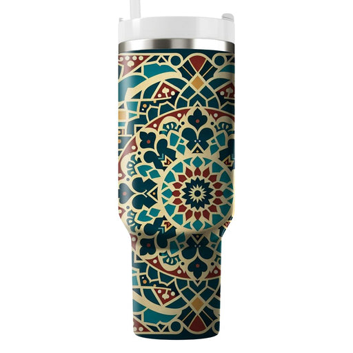 Exotic Moroccan Tile  Travel Tumblers