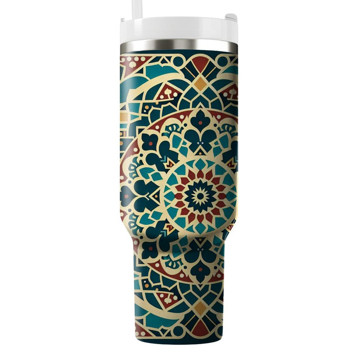 Exotic Moroccan Tile  Travel Tumblers