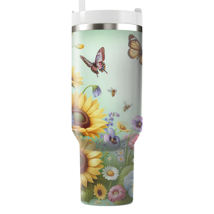 Spring Garden Delight  Personalized Tumblers