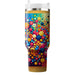 Whimsical Colorful Dots  Tumbler Cups