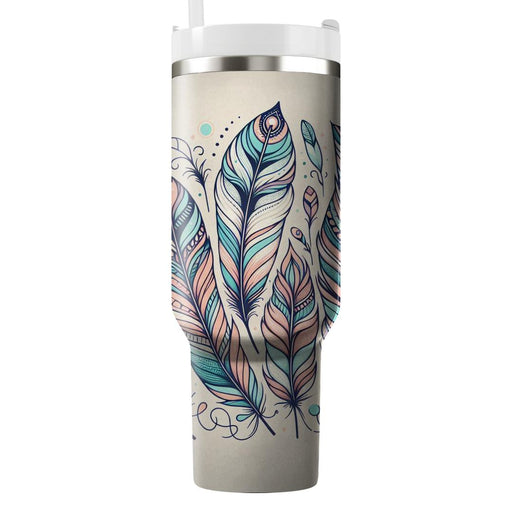 Bohemian Feathered Dream  Decorative Tumblers