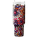 Whimsical Doodle Flowers  Custom Tumblers