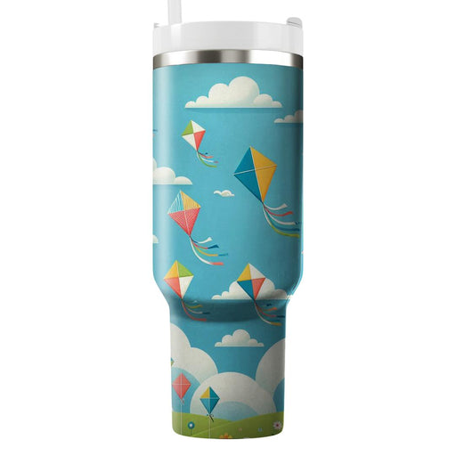 Whimsical Kite Patterns  Travel Tumblers