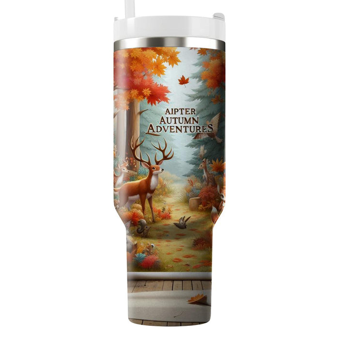 Autumn Woodland Adventures  Tumblers With Lids