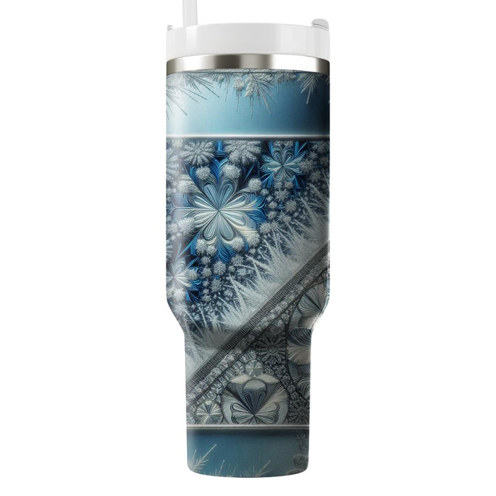 Winter Ice Crystals  Insulated Tumblers