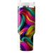 Vibrant Patterned Stripes Insulated Tumblers