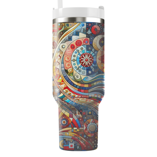 Mosaic Of Traditions - International Day Of Culture  Decorative Tumblers