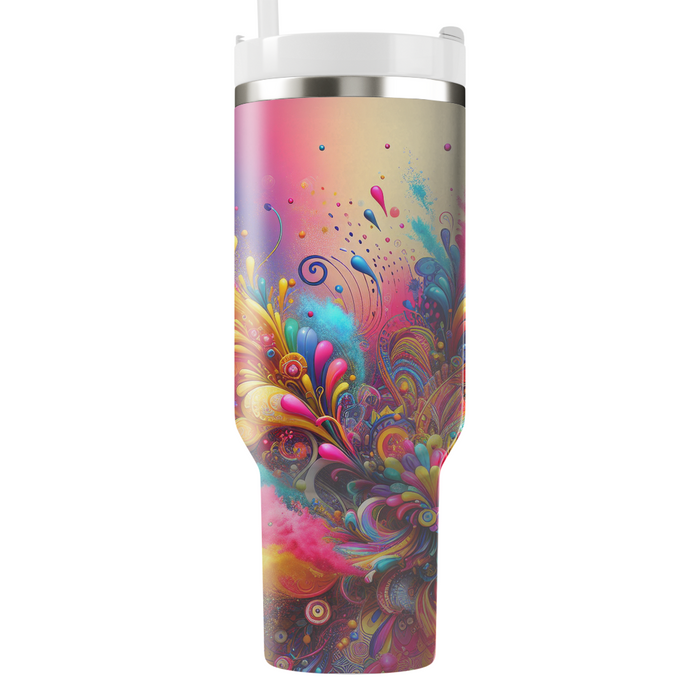 Unity Of Colors - Holi Festival  Custom Tumblers