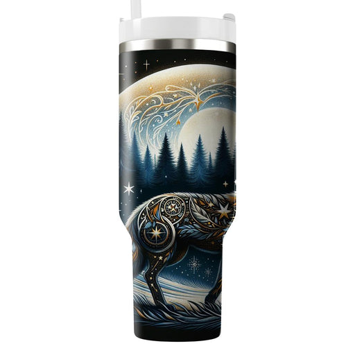 Starlit Fox  Tumbler Cups