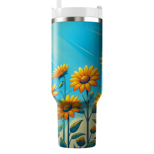 Sunflower Sunshine  Tumbler Cups