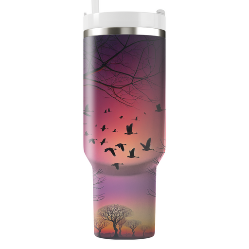 Autumn Twilight Reverie  Personalized Tumblers