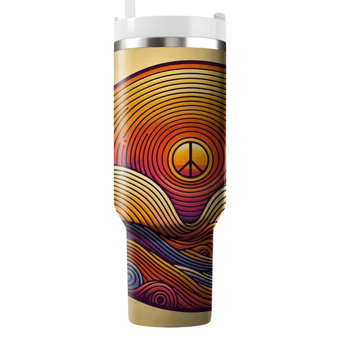 Sunset Groove  Unique Tumblers