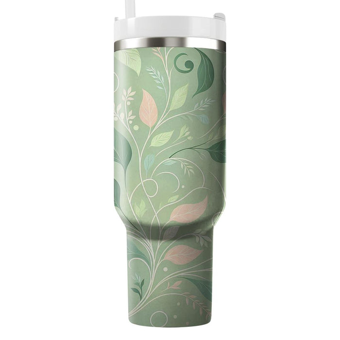 Whimsical Leafy Vines  Custom Tumblers